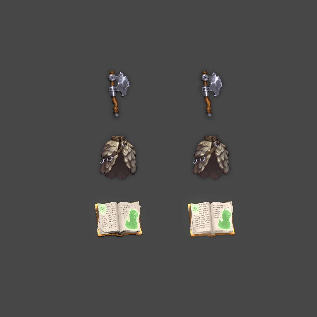 Low spec impostor rendering comparison