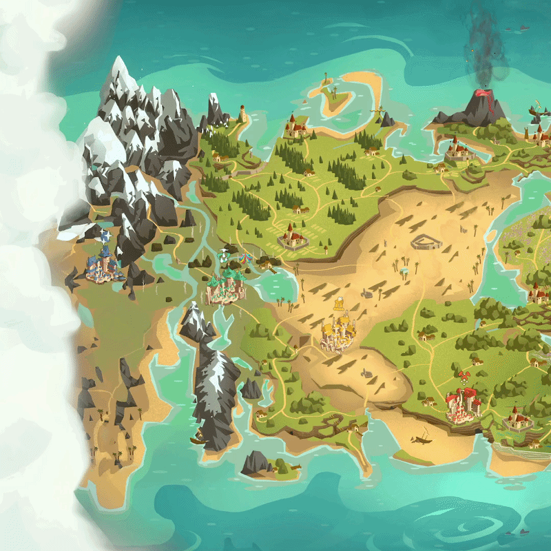 Faction Packed world map VFX preview